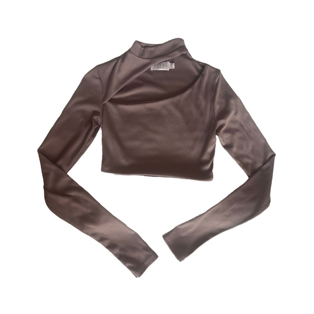 Lilac Cropped Longsleeve - Picture 2 of 4